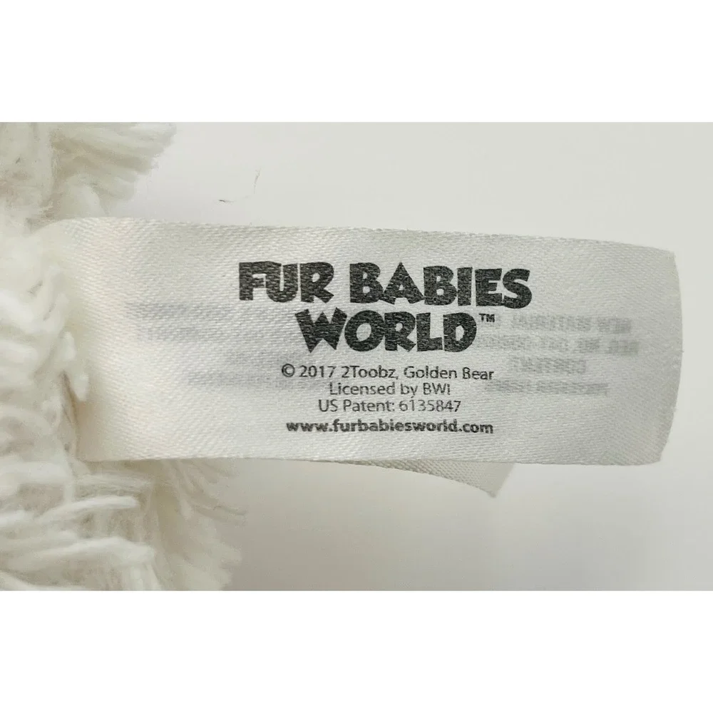 Fur Babies World Princess Melina Bush Baby White Pink Plush Star 6